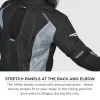 VIATERRA MILLER – URBAN MESH MOTORCYCLE RIDING JACKET( black) - Image 6