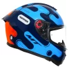 MT HUMMER LIQUER GLOSS HELMETS: Blue - Image 5