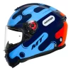 MT HUMMER LIQUER GLOSS HELMETS: Blue - Image 4