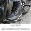 BRONSON - RETRO MOTORCYCLE RIDING BOOTS FOR MEN (BLACK) - Image 5