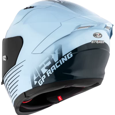 KYT Striker AF37 Livery Gloss Sea Blue Helmet