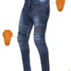 Bikeratti Steam Denim Jeans with Kevlar and D3O Armour (Blue) - Image 5
