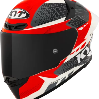 KYT TT Revo Gear Black Red Gloss Helmet