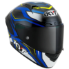 KYT NZ Race Carbon Stride Blue White - Image 4