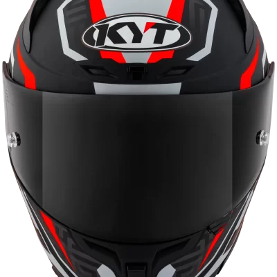 KYT Striker #02 Matt Black Red Helmet