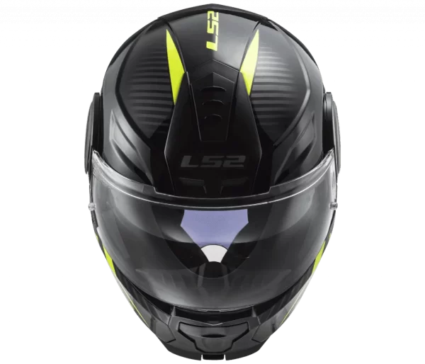 LS2 FF902 SCOPE SKID BLACK H-V YELLOW - Image 4