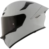 KYT TT Revo Plain Asphalt Grey Matt Helmet