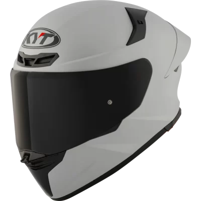 KYT TT Revo Plain Asphalt Grey Matt Helmet