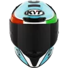 KYT TT Revo Leopard Racing Replica Tricolore Gloss Helmet - Image 3