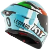 KYT TT Revo Leopard Racing Replica Tricolore Gloss Helmet - Image 6