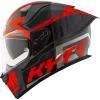 KYT R2R Pro Octane Black Red Gloss Helmet
