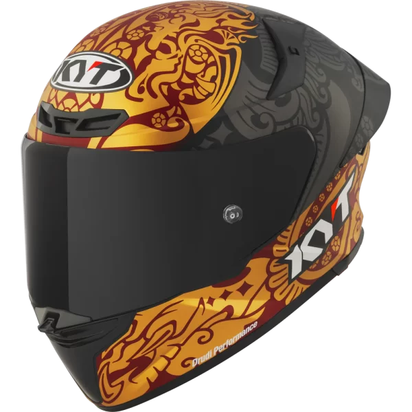 KYT TT Revo Enea Bastianini Indonesia Replica 2023 Matt Helmet - Image 2