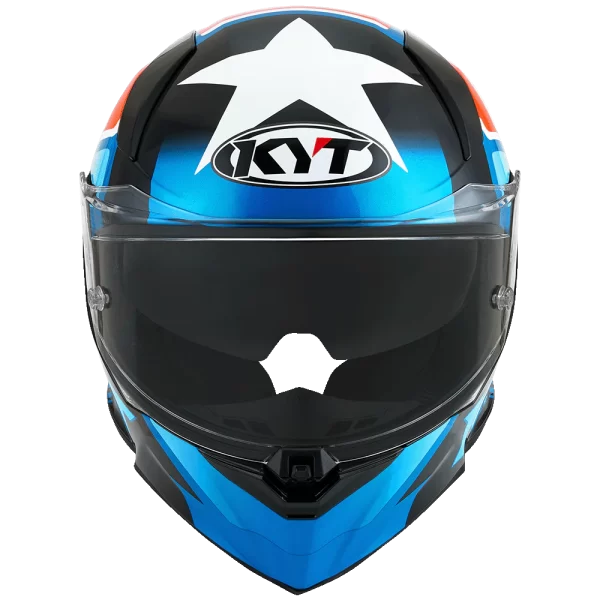 KYT R2R Pro Straight Gloss Helmet KYT - Image 3