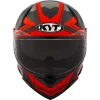KYT R2R Pro Octane Black Red Gloss Helmet - Image 7