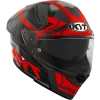 KYT R2R Pro Octane Black Red Gloss Helmet - Image 6