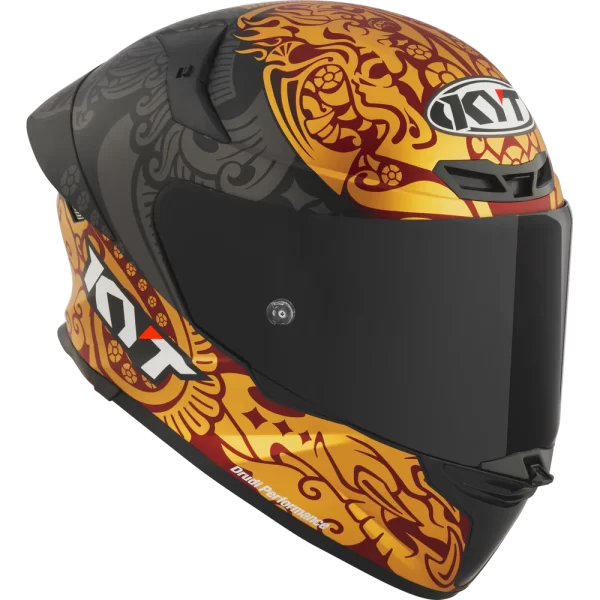 KYT TT Revo Enea Bastianini Indonesia Replica 2023 Matt Helmet - Image 4