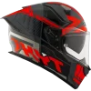KYT R2R Pro Octane Black Red Gloss Helmet - Image 5