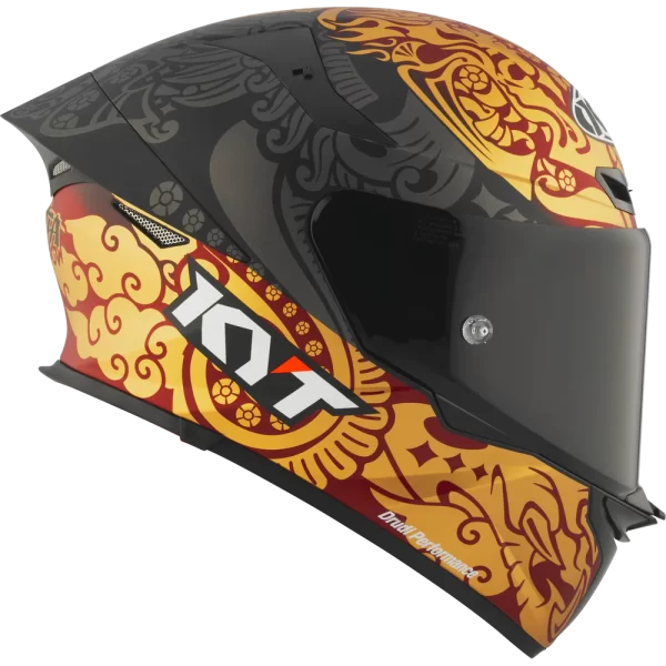 KYT TT Revo Enea Bastianini Indonesia Replica 2023 Matt Helmet - Image 5