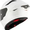 KYT TT Revo Plain Crystal White Matt Helmet - Image 4