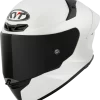KYT TT Revo Plain Crystal White Matt Helmet - Image 6