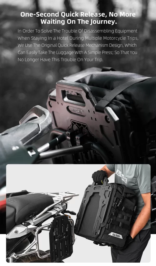 RHINOWALK 35l Quick release side bag MJX2004BK - Image 12