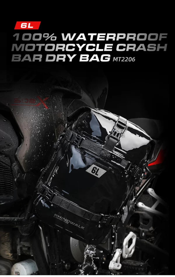 Rhinowalk 6L Waterproof Crash Bar Bag( 1PC) - Image 3