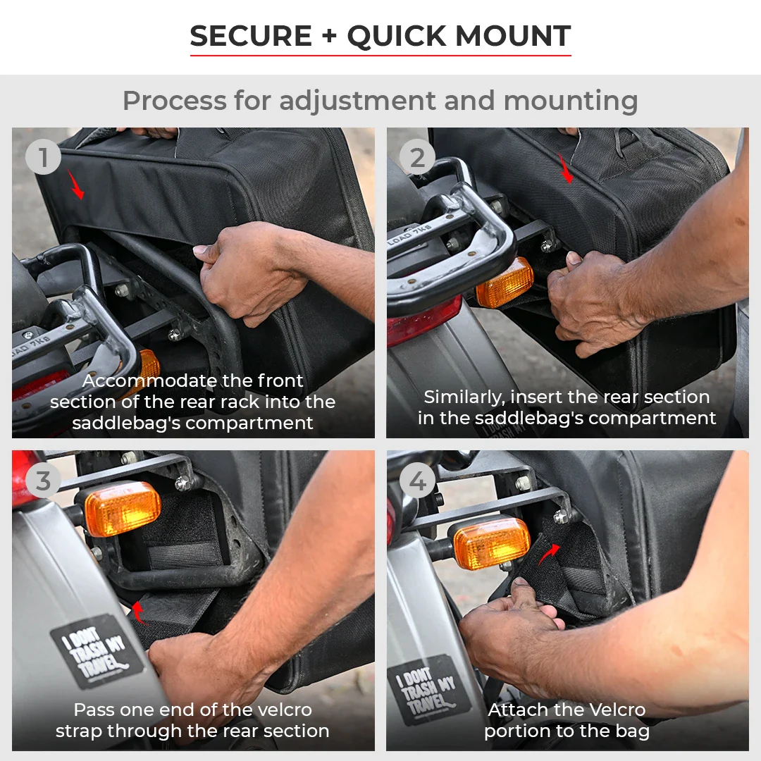 VIATERRA Quick Release Saddlebag (30L) QR-15 - Image 12