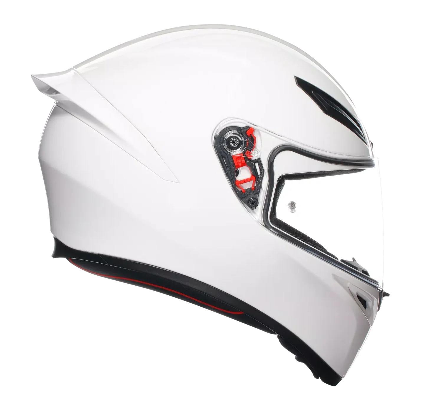 AGV K1 S Solid Gloss White Helmet - Image 3