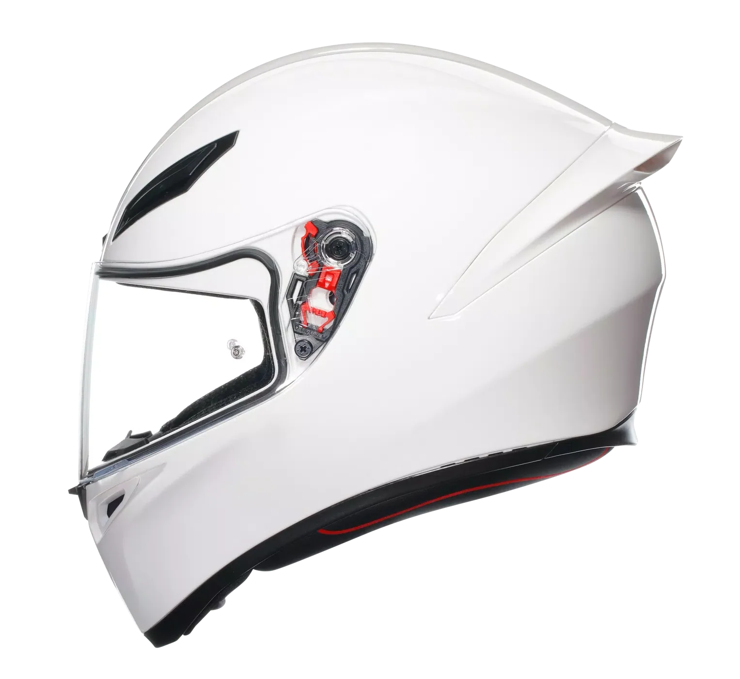 AGV K1 S Solid Gloss White Helmet - Image 4