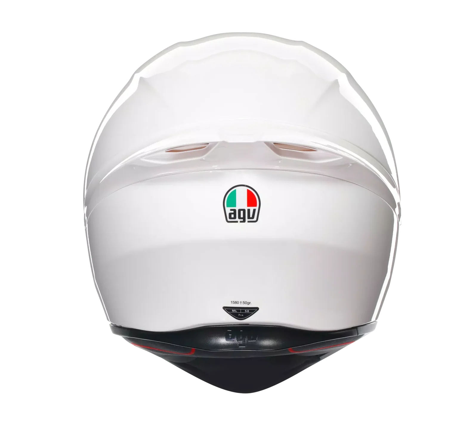 AGV K1 S Solid Gloss White Helmet - Image 5