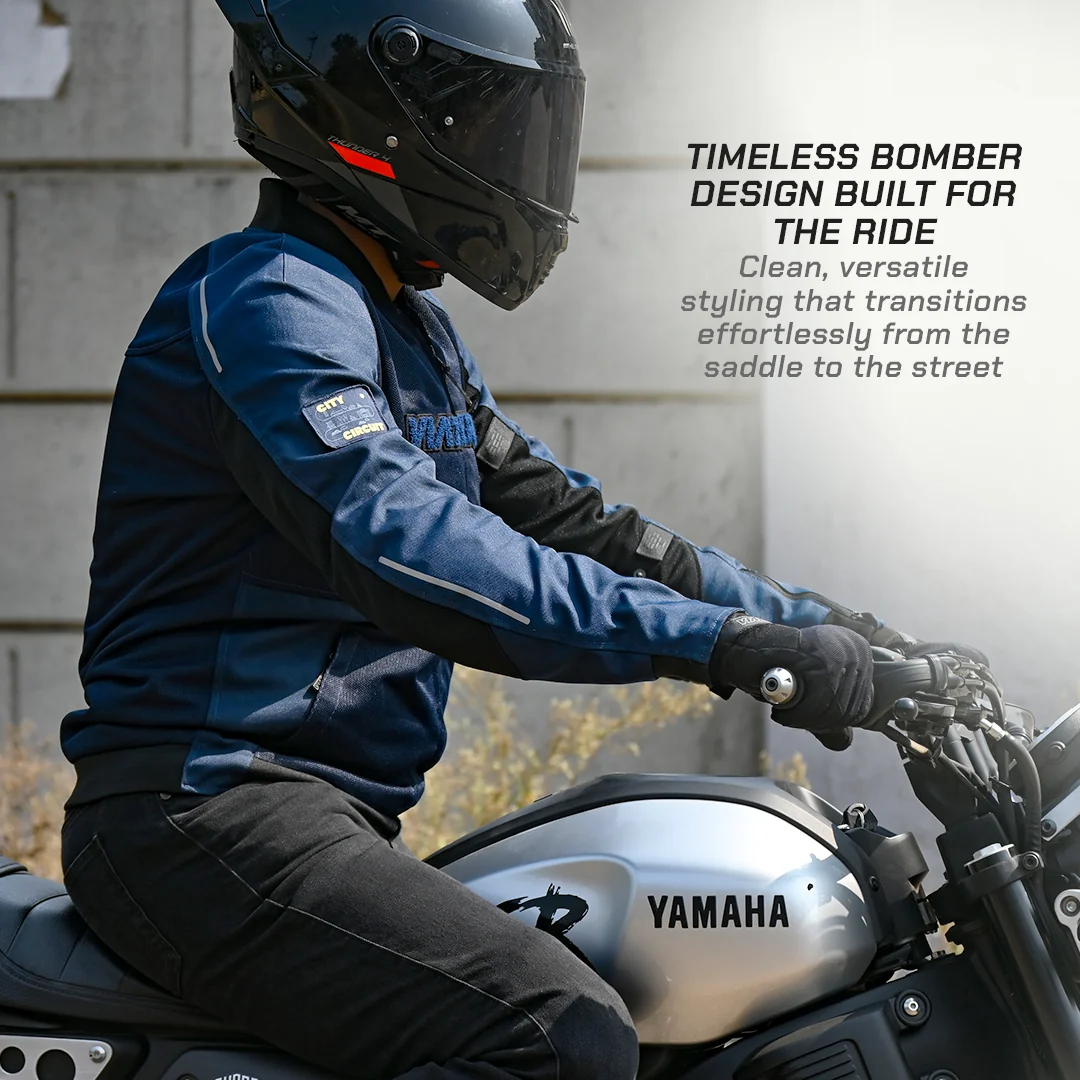 VIATERRA COOPER – URBAN BOMBER MESH RIDING JACKET - Image 4