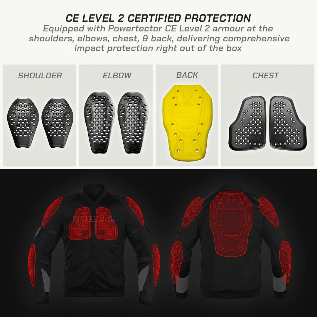 VIATERRA COOPER – URBAN BOMBER MESH RIDING JACKET - Image 7